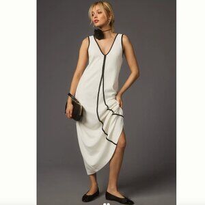 Anthropologie Maeve Colorblock A-Line Knit Maxi Dress - M - NWT